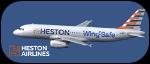 FS2004/FSX Heston Airlines "Wing Safe" Airbus A320-232 (LY-MAF)