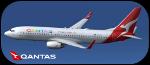 FS2004/FSX Qantas "Pride is in the air" Boeing 737-838 (VH-VYK)