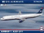 US Airways NC Airbus A321-211 (N196UW)