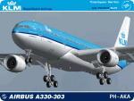 KLM Royal Dutch Airlines Airbus A330-303 (PH-AKA)