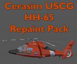 FSX/P3D Cerasim MH-65 USCG Fleet Repaint Pack