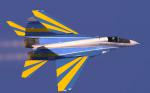 FSX/FS2004 Iris MiG-29 "Ukrainian Falcons" 1997 RIAT debut  - Textures