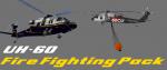FSX/P3D Cera Sim UH-60 Firefighting Texture Pack