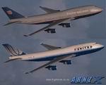 FSX United Airlines Boeing 747-400 Textures