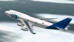 FS2000
                  Project Opensky BOEING 747-400 AllWhite Paint Base Kit Repainted
                  to: UTA(Union de Transport Aérien) 
