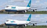 Boeings 777-200 and 747-400 VASP and TAM textures