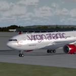 Thomas Ruth A330-200 Scarlett oHara Virgin AtlanticTextures