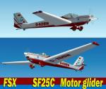 FSX/Scheibe SF 25 C-Falke Motor Glider "D-KBW"Agrinion Aeroclub Package. 