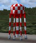 FSX Scenery Object: Airport water tower