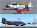 FS2004
                  Dutch T-33 and C-47 AI Package.