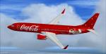Boeing 737-800 Coca Cola Christmas Textures
