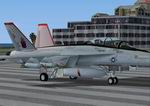 FSX/FS2004                    F/A-18F VFA-11 Executive Officer's (XO) textures Only