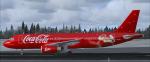 Airbus A320 Coca Cola Christmas Package