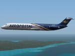 Aeropostal Skysimulations  McDonnell-Douglas DC-9-51 (YV136T) El Zuliano Textures.