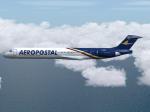 FS2004 Aeropostal McDonnell-Douglas MD-82 YV3097 (updated) Textures