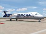 FS2004 Aeropostal McDonnell-Douglas MD-82 YV3097 (updated) Textures