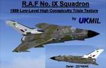 FS2004                   Tornado GR1 RAF 9 SQN High Conspicuity Trials c.1989 Textures                   only.