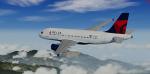 FSX/P3D Airbus A319-100 Delta Airlines package
