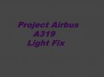 Project Airbus A319 light fix