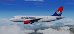 FSX/P3D Airbus A319-100 Air Serbia package