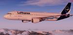 FSX/P3D Airbus A320-200 Lufthansa D-AIWE package