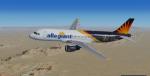 FSX/P3D Airbus A320-200 Allegiant 'Golden Knights' livery package