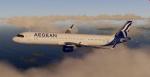 FSX/P3D Airbus A321-271NX Aegean Airlines package