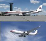  Airbus A330-200 and A330-300 China Eastern twin aircraft package