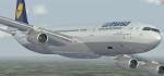 FSX/P3D Airbus A340-300 Lufthansa D-AIGZ package
