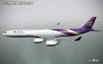 Overland FS2004/FSX Thai Airways Airbus A340-500