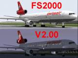 FS2000
                  Swissair MD11, The full package - V2.00. (ACSMD11c.zip =
                  specific parts to FS2000