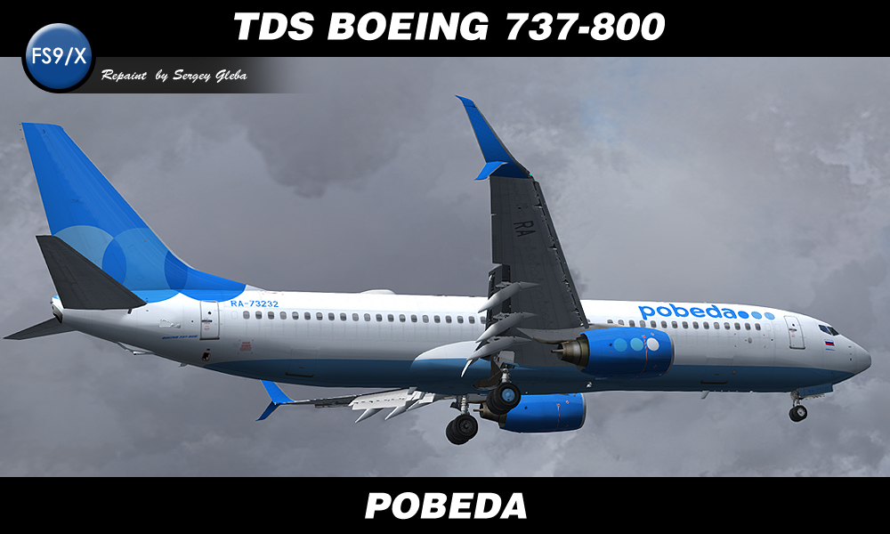 More images for TDS+Boeing+737-800+-+Pobeda+Textures