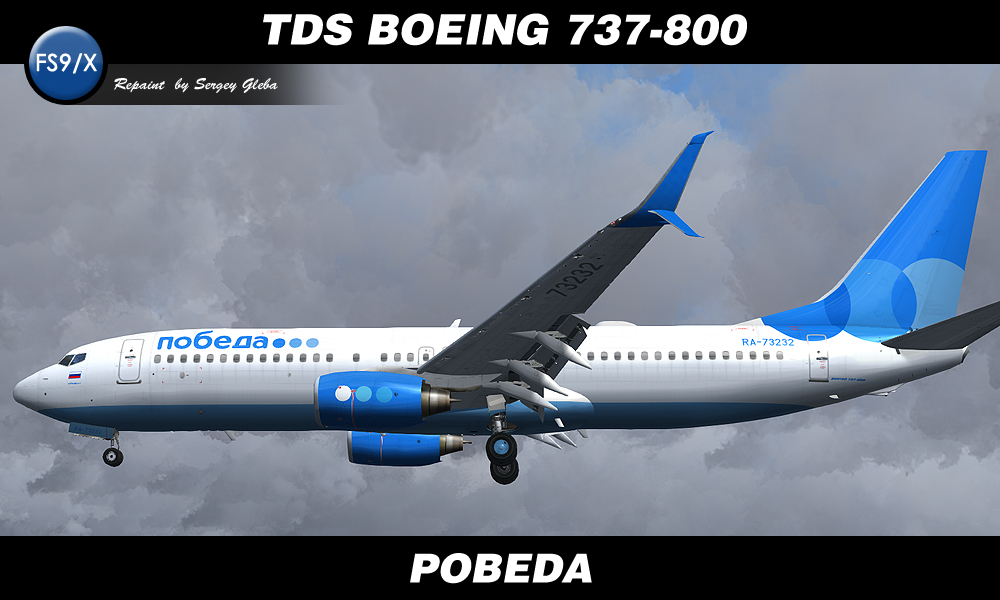 More images for TDS+Boeing+737-800+-+Pobeda+Textures