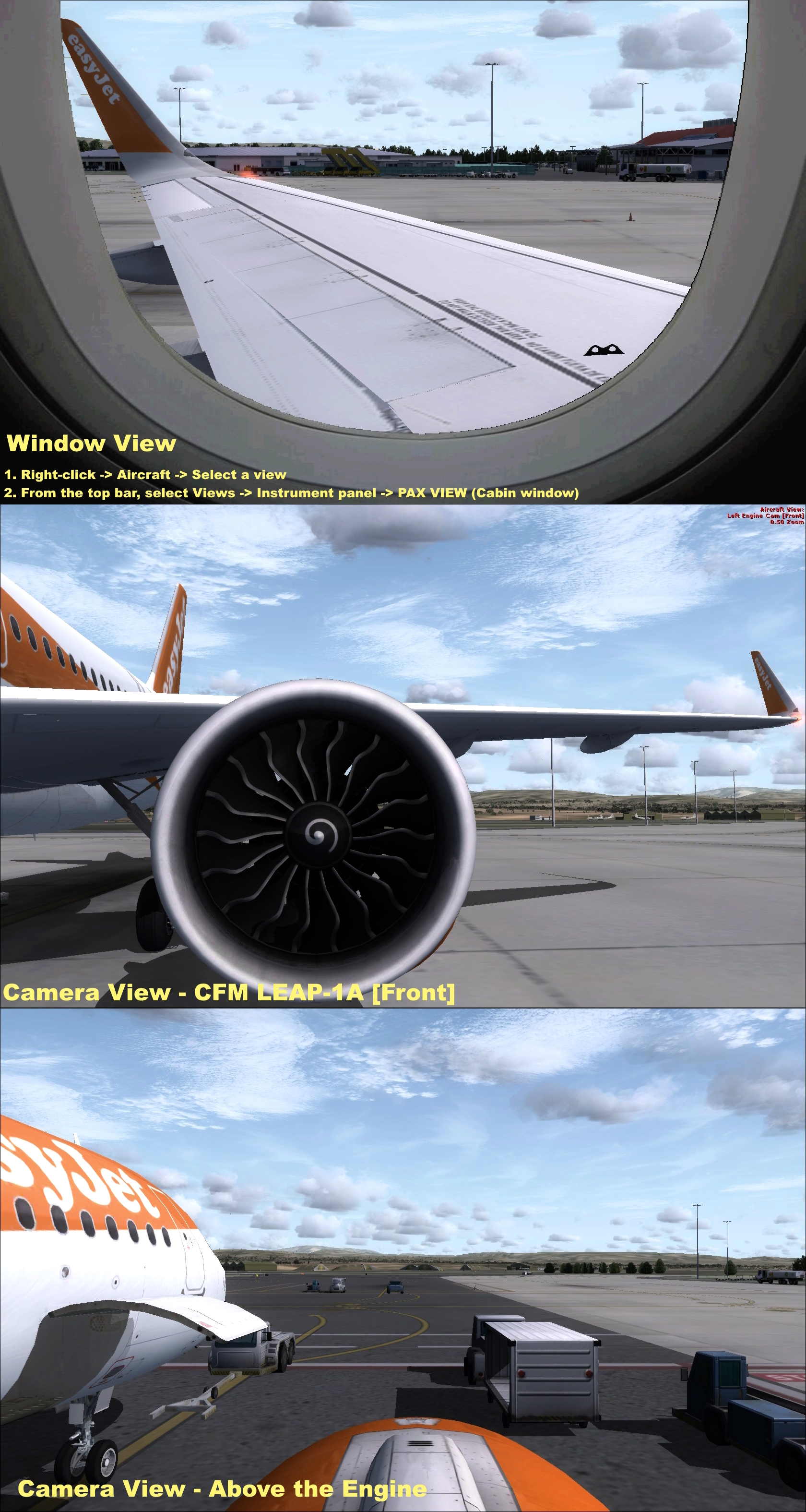 More images for FSX%2FP3D+Airbus+A320neo+in+Easyjet+NEO+Livery+Revised