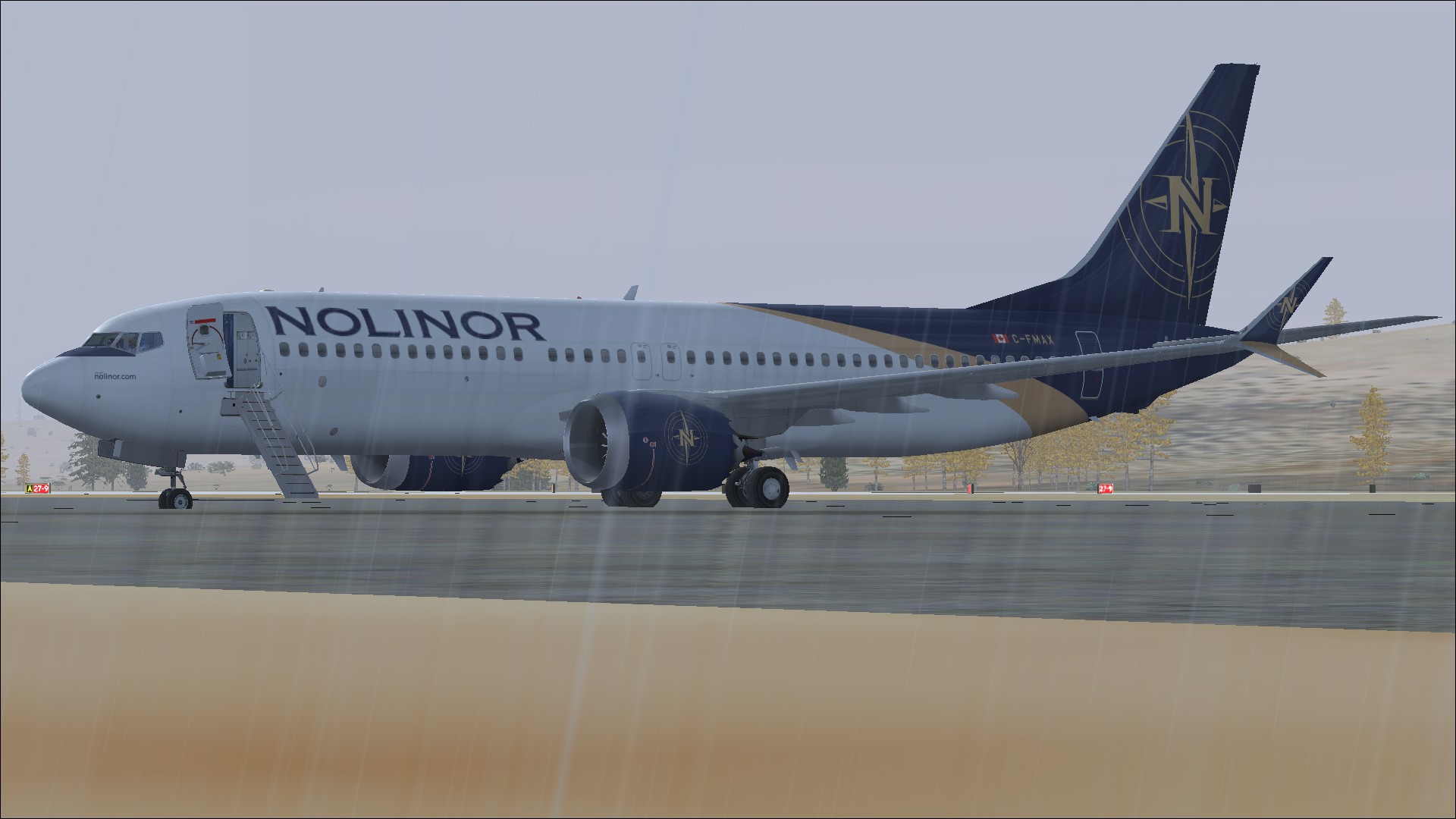 More images for Boeing+737+MAX+8+Nolinor+Package