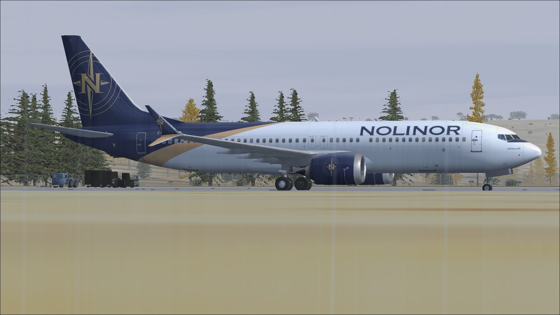 More images for Boeing+737+MAX+8+Nolinor+Package