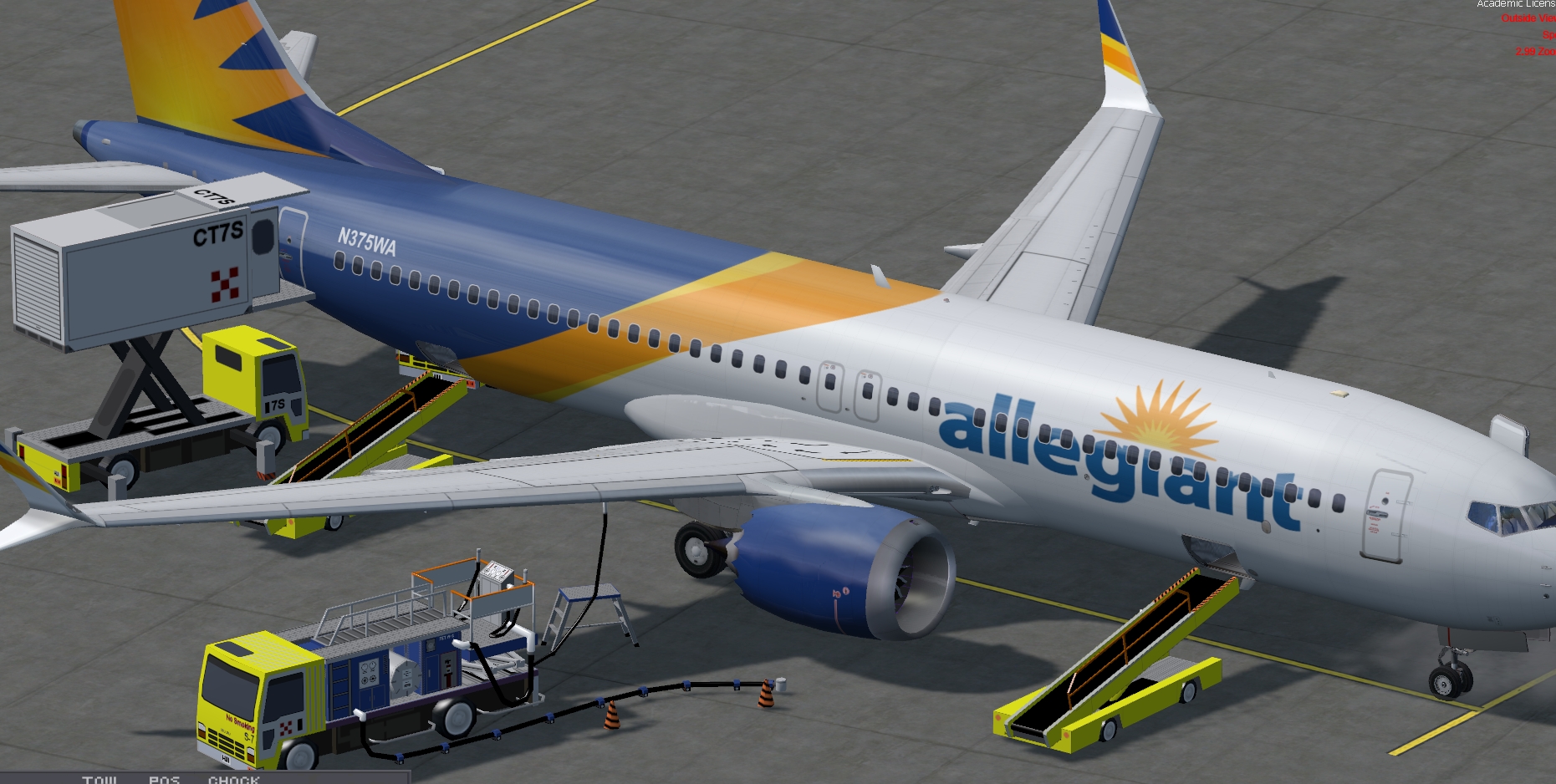 More images for FSX%2FP3D+Boeing+737+Max+8+200+Allegiant+Air+package