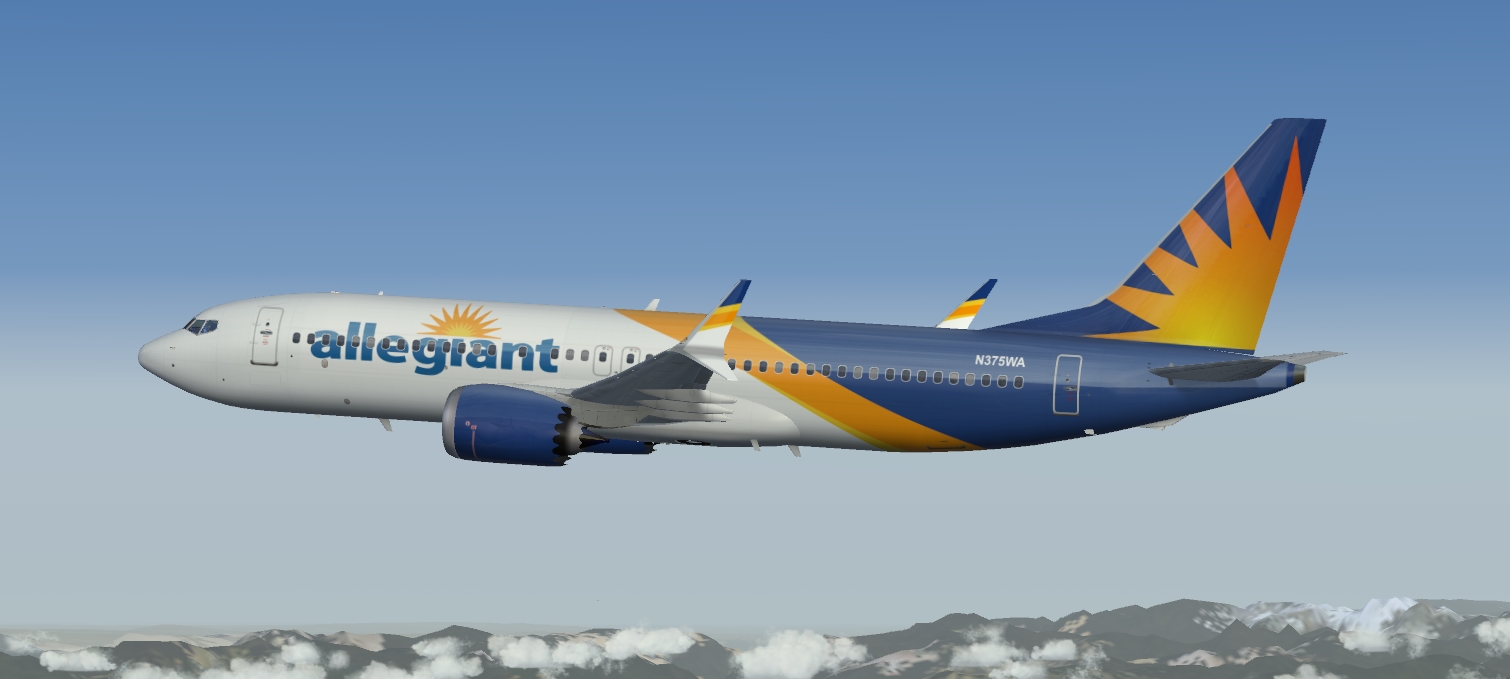 More images for FSX%2FP3D+Boeing+737+Max+8+200+Allegiant+Air+package
