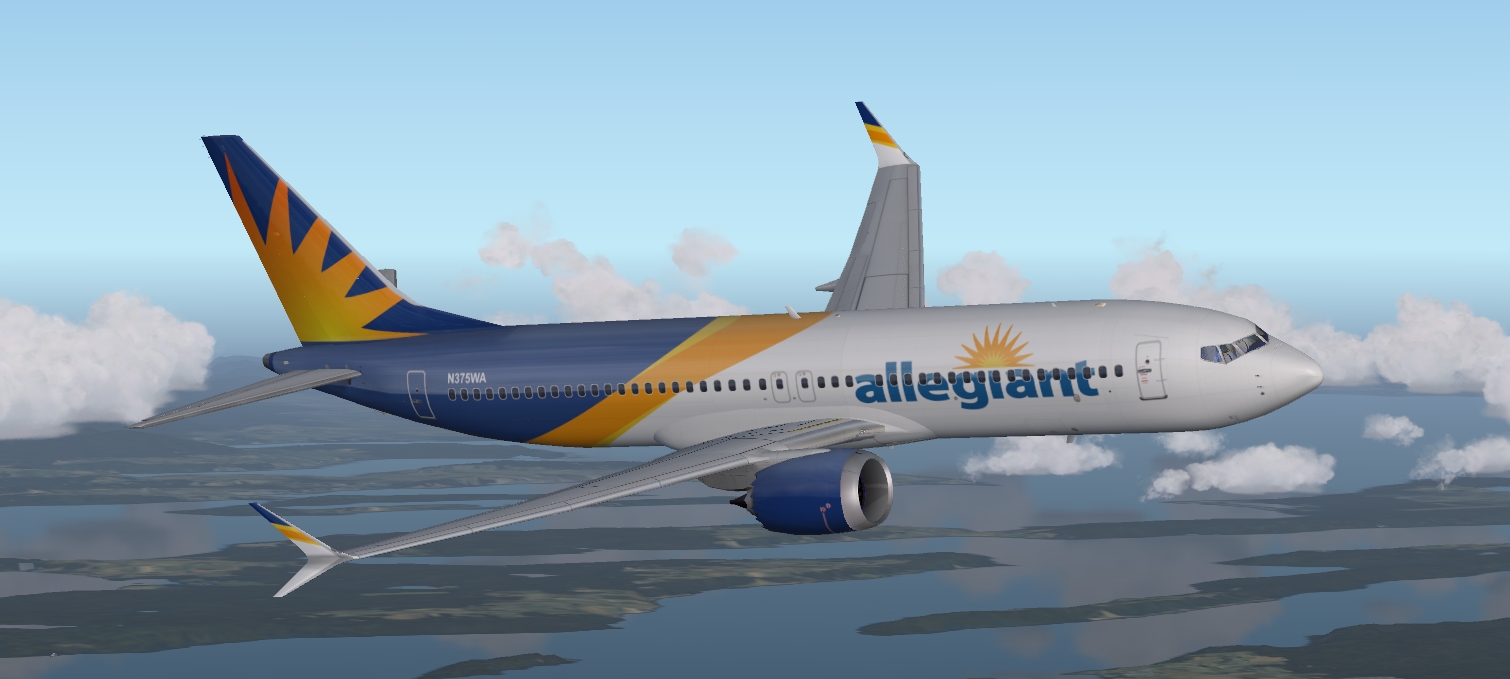More images for FSX%2FP3D+Boeing+737+Max+8+200+Allegiant+Air+package