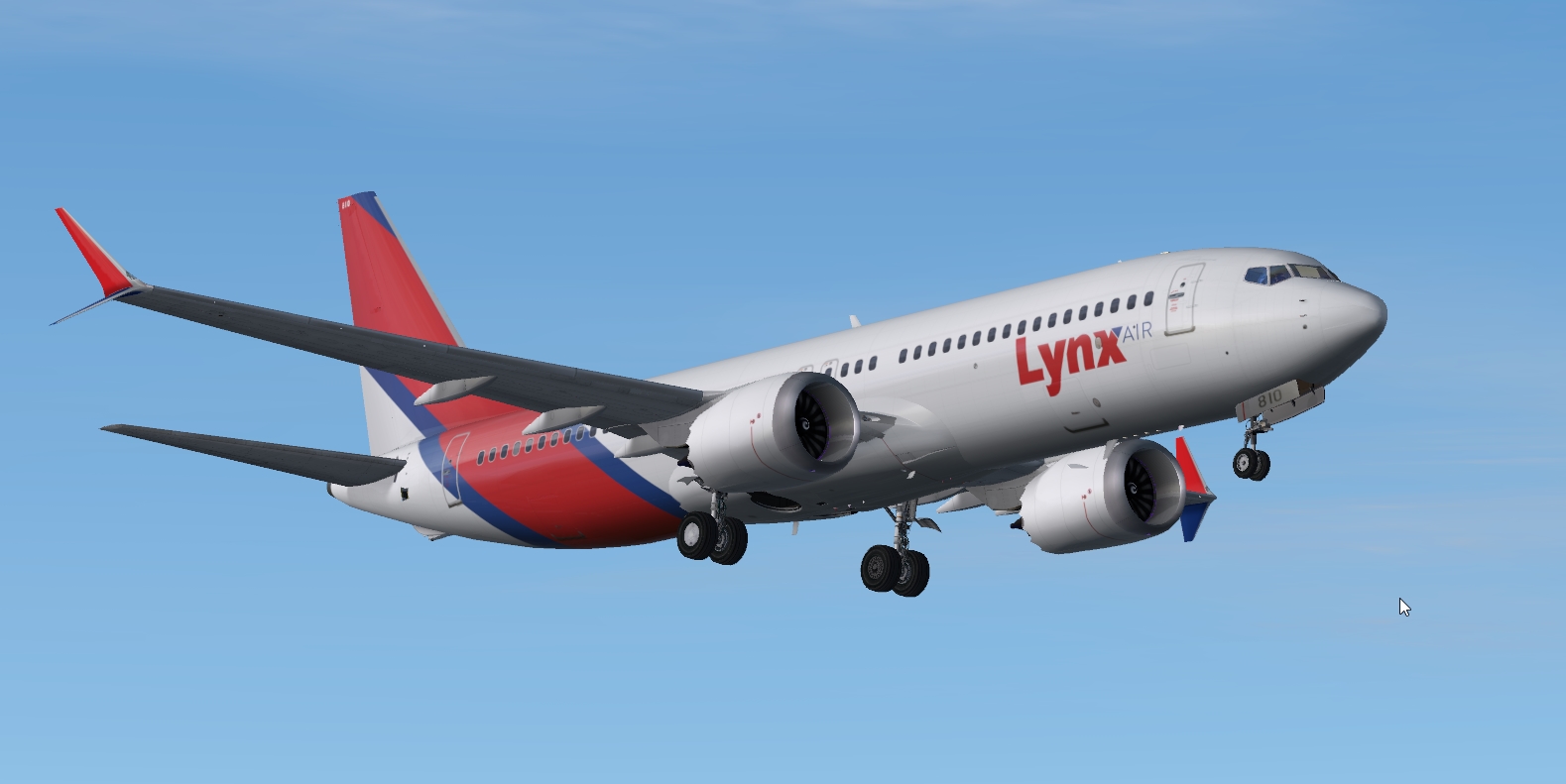 More images for FSX%2FP3D+Boeing+737+Max+8+Lynx+Air+Package