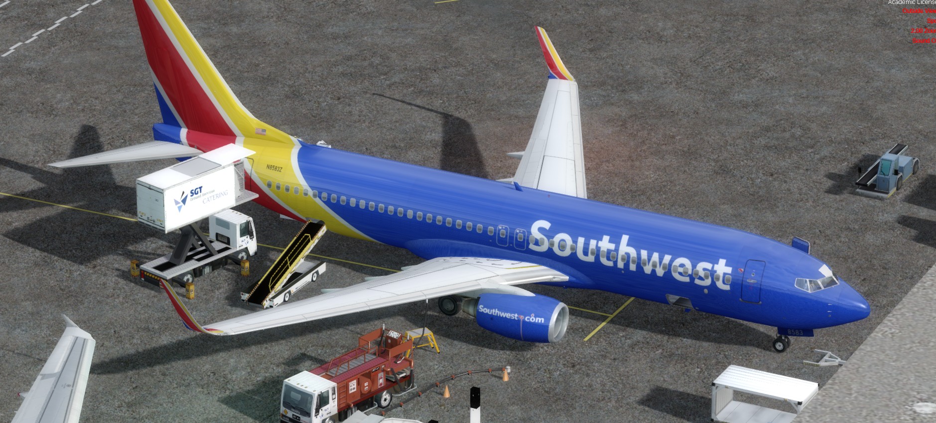More images for FSX%2FP3D+Boeing+737-800+Southwest+Airlines+package+v2
