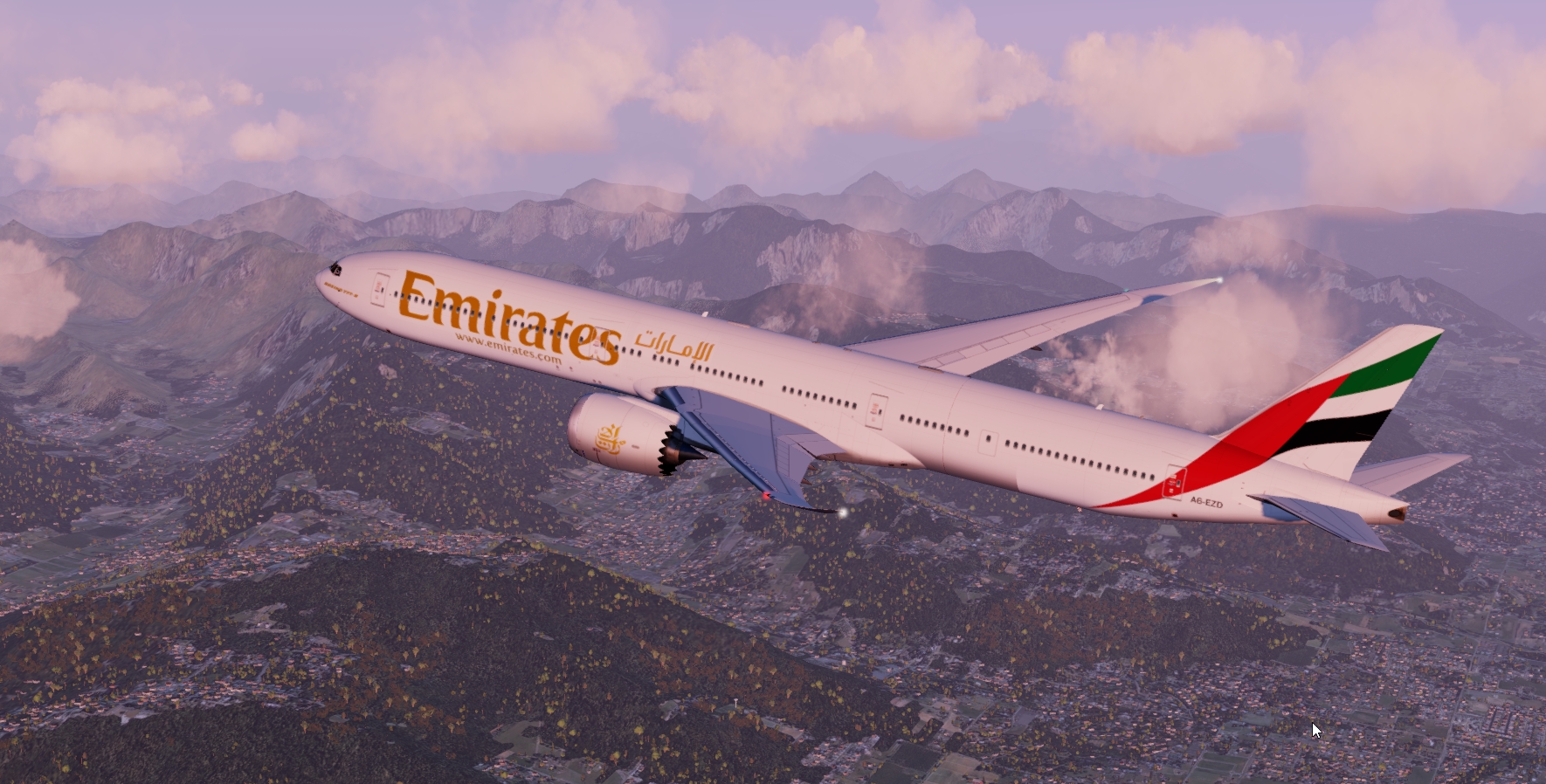 More images for FSX%2FP3D++Boeing+777-9+Emirates+Package+v2