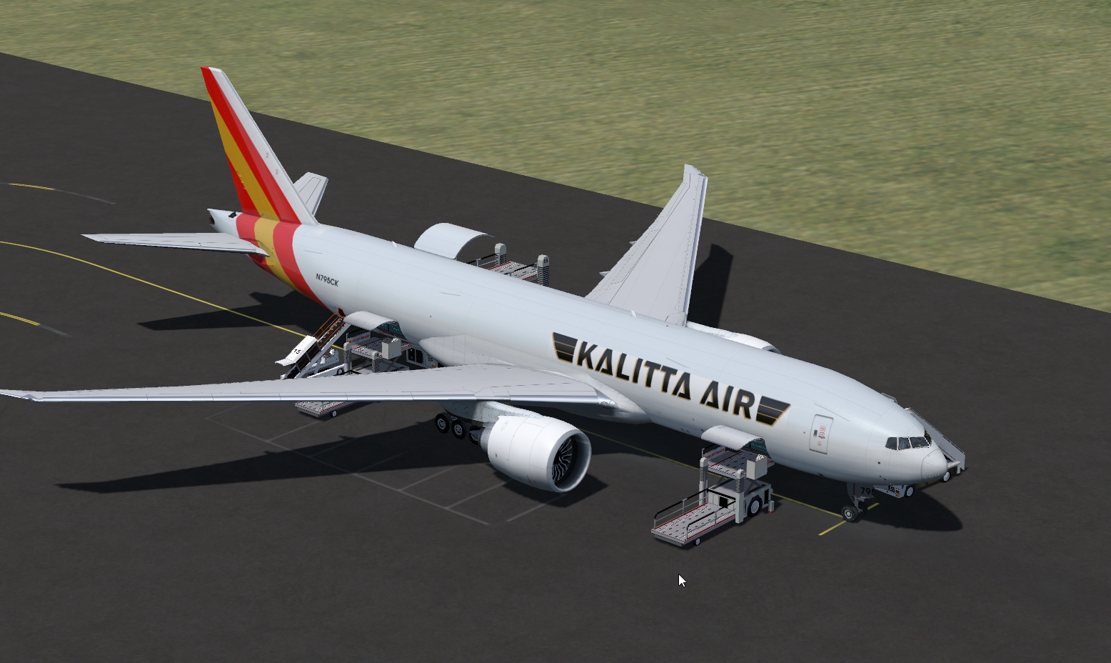 More images for FSX%2FP3D+FSX+Boeing+777F+Kalitta+Air+package