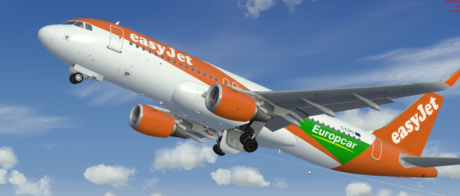 More images for FSX%2FP3D+Airbus+A320-200+easyjet+Europcar+package