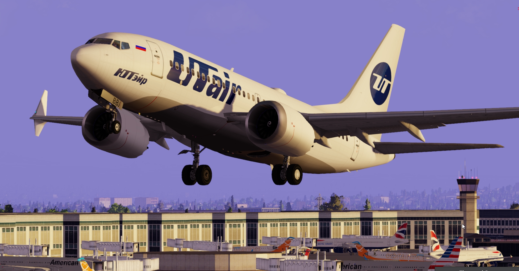 More images for FSX%2FP3D+Boeing+737-Max+7+UTair++package+with+new+Max+VC