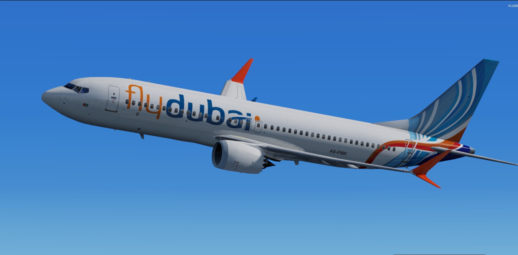 More images for FSX%2FP3D+Boeing+737-Max+8+Flydubai+package+with+Max+VC