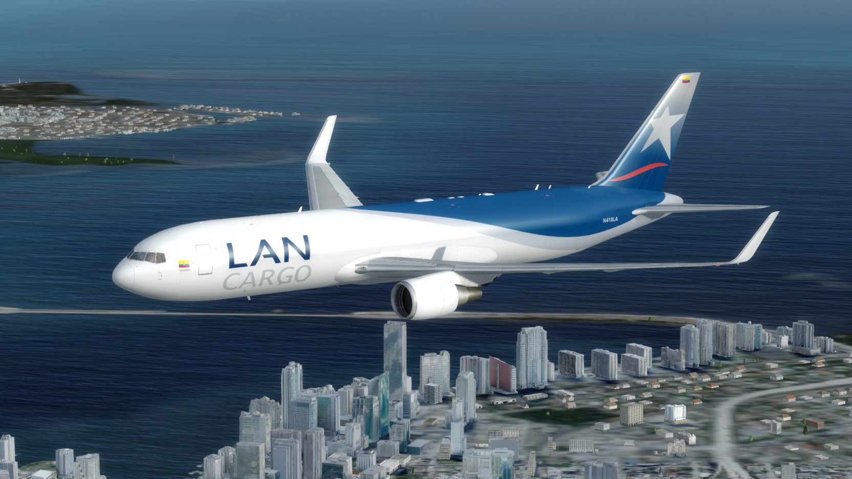 More images for FSX%2FP3D+Boeing+767-300F+LATAM+Cargo+Colombia+package+v2