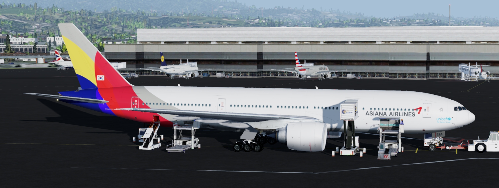 More images for FSX%2FP3D+Boeing+777-200ER+Asiana+Airlines+v2