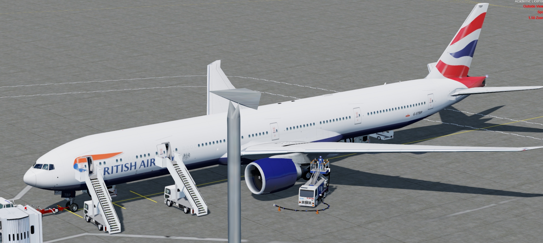 More images for FSX%2FP3D++Boeing+777-300ER+British+Airways+2021+package