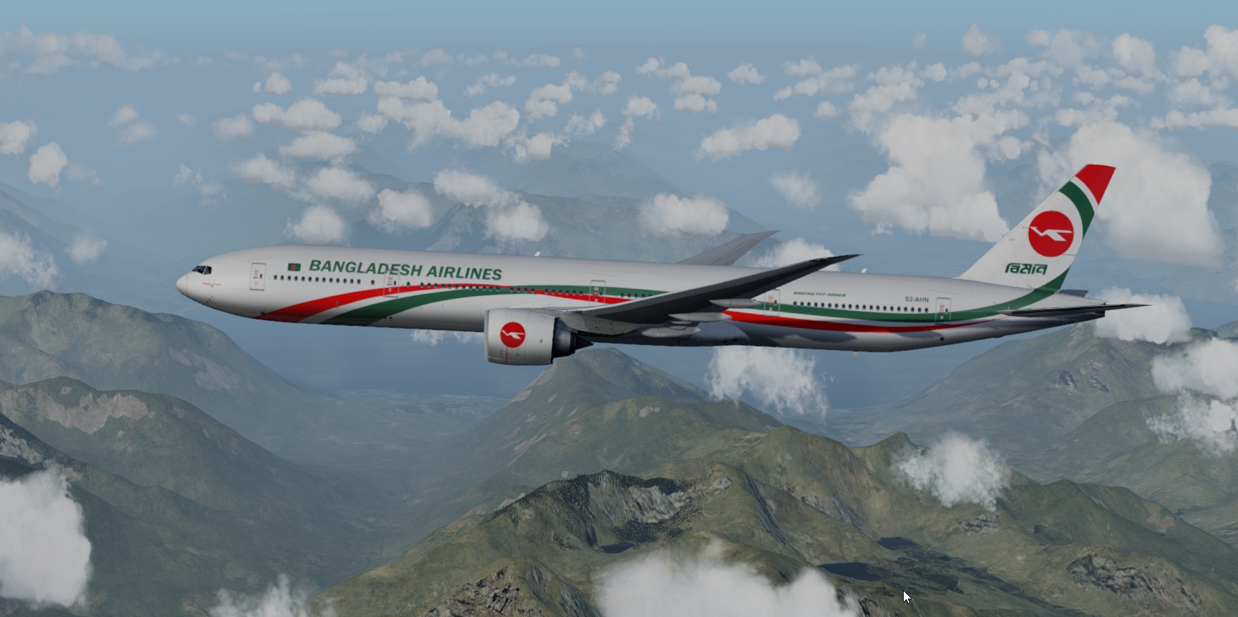 More images for FSX%2FP3D+Boeing+777-300ER+Biman+Bangladesh+package